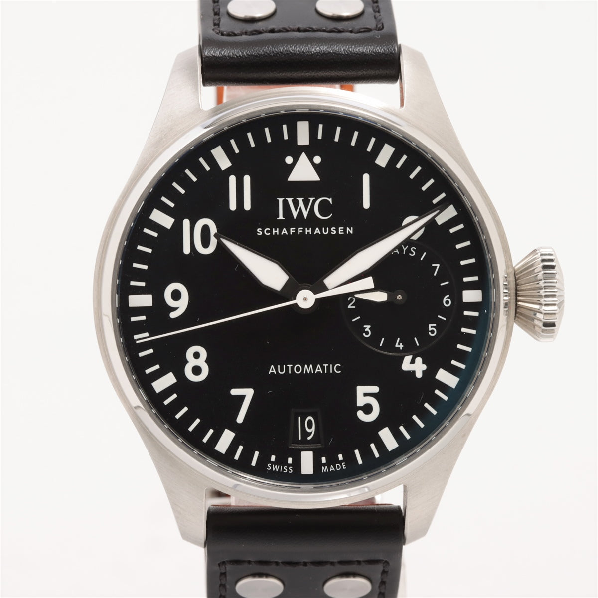 IWC ビッグパイロット IW500912 SS×革 AT 黒文字盤