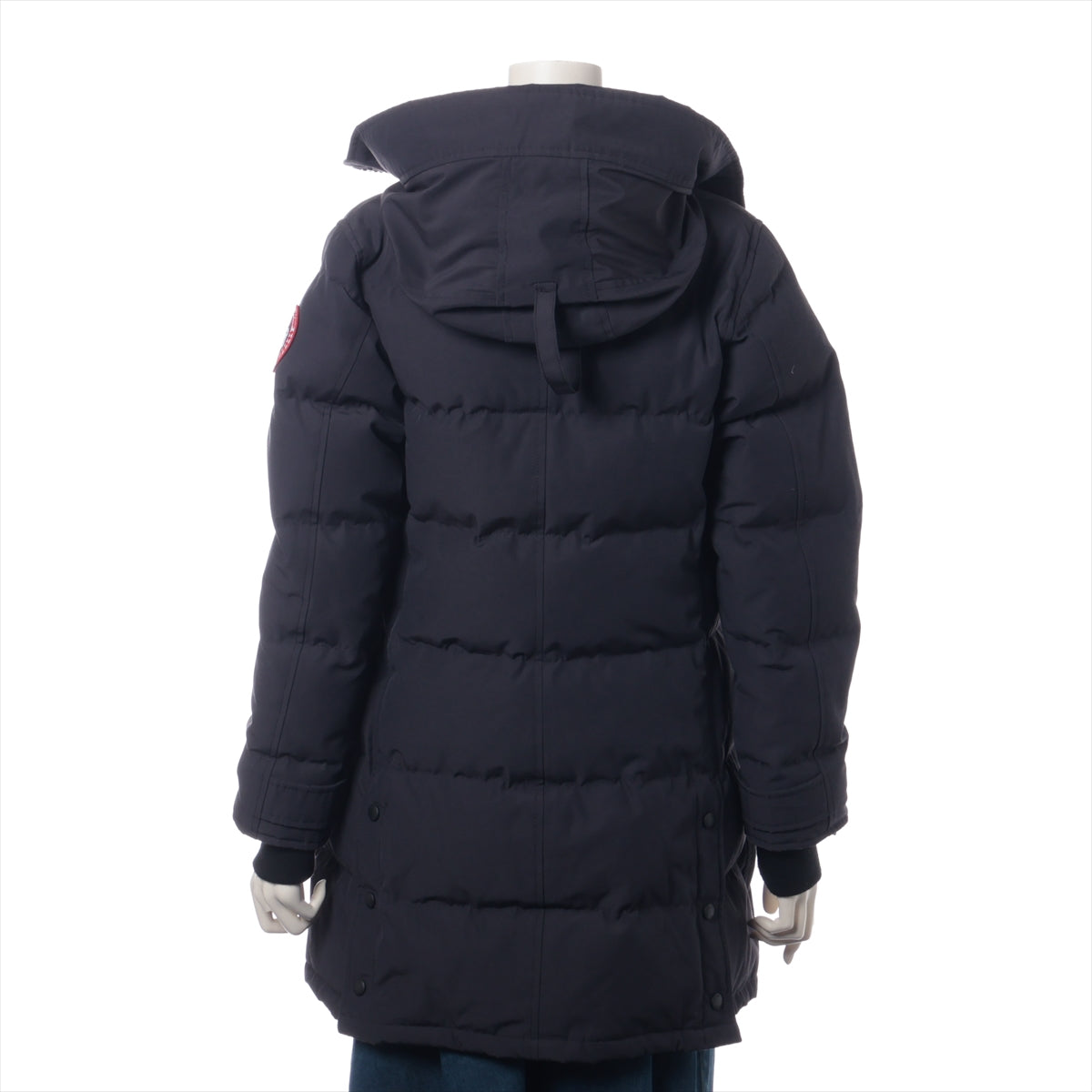 カナダグース SHELBURNE PARKA コットン×ポリエステル ダウンジャケット FUSION M/M レディース ネイビー ファー欠品 3802LA サザビー 色褪せ