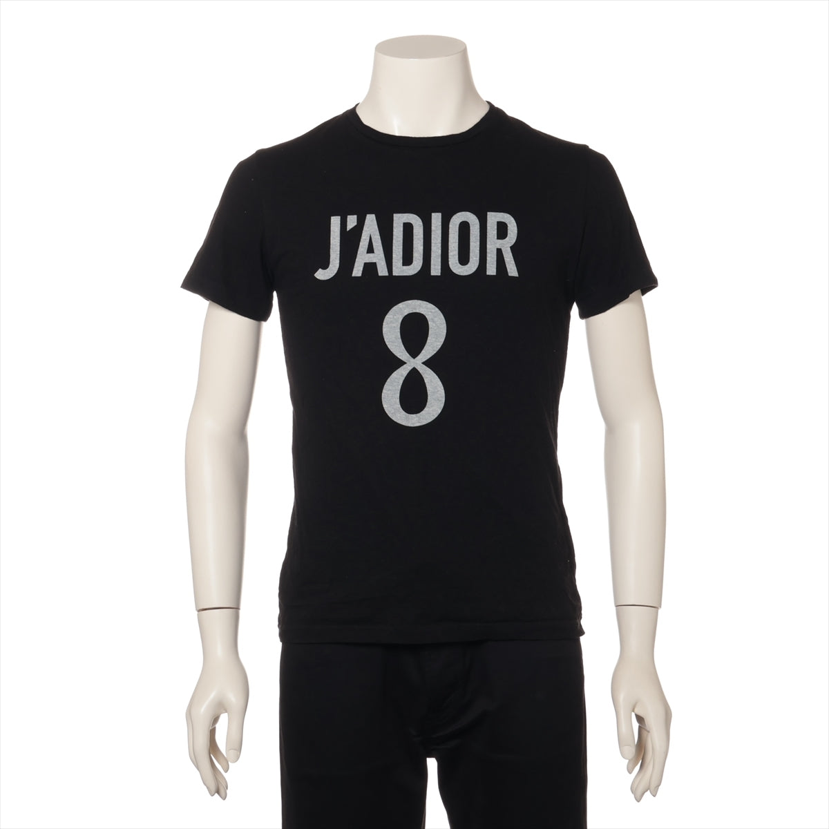 クリスチャンディオール J'ADIOR リネン Tシャツ XS レディース ブラック  843T03TC428