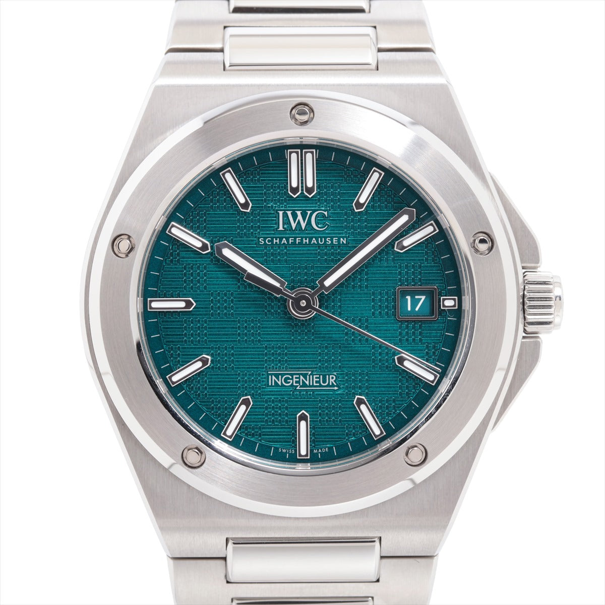 IWC インヂュニア オートマティック40 IW328903 SS AT グリーン文字盤