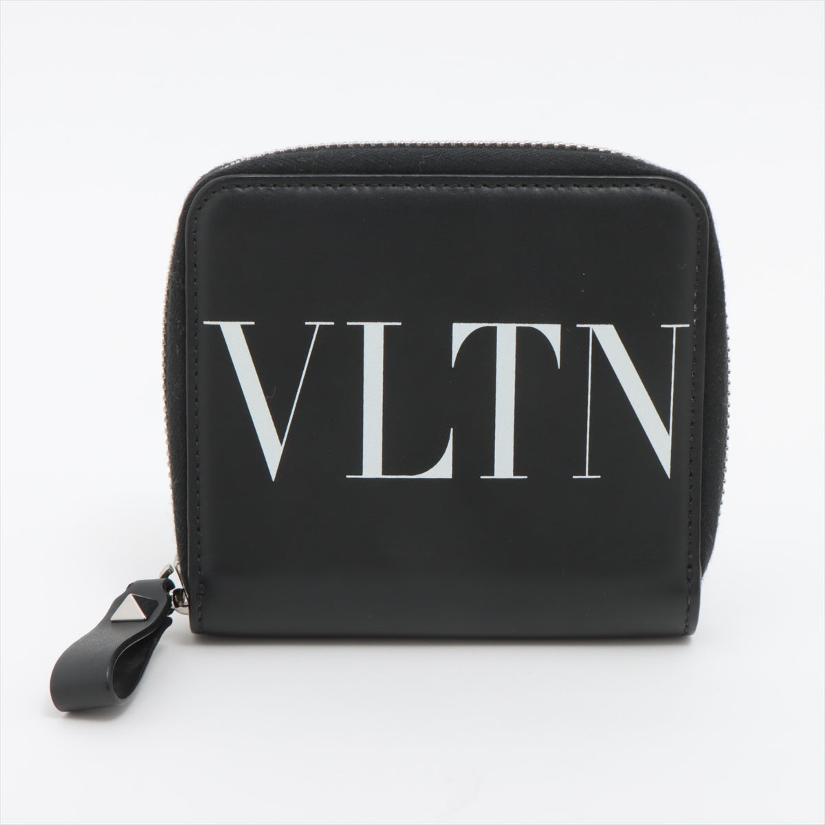 ヴァレンティノガラヴァーニ VLTN レザー コンパクトウォレット ブラック