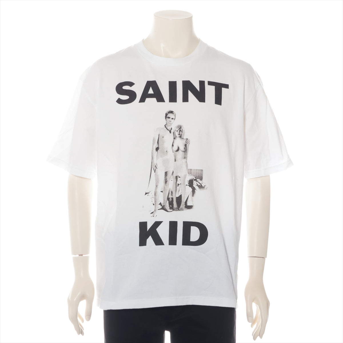 セントマイケル コットン Tシャツ L メンズ ホワイト  SM-A23-0000-C31 The Kid LAROI