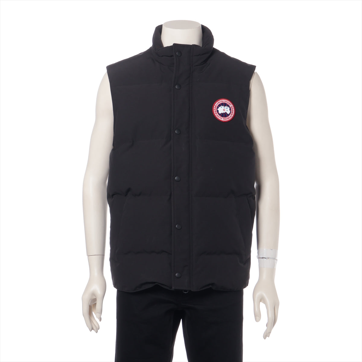 カナダグース GARSON VEST コットン×ポリエステル ダウンベスト M メンズ ブラック  4151M サザビー