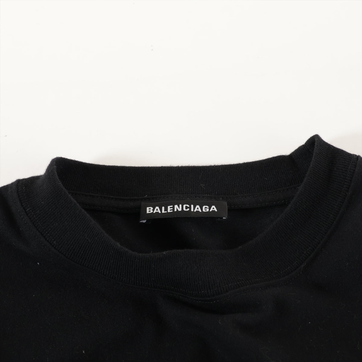 バレンシアガ 20年 コットン Tシャツ XS メンズ ブラック  612966 REAL BALENCIAGA