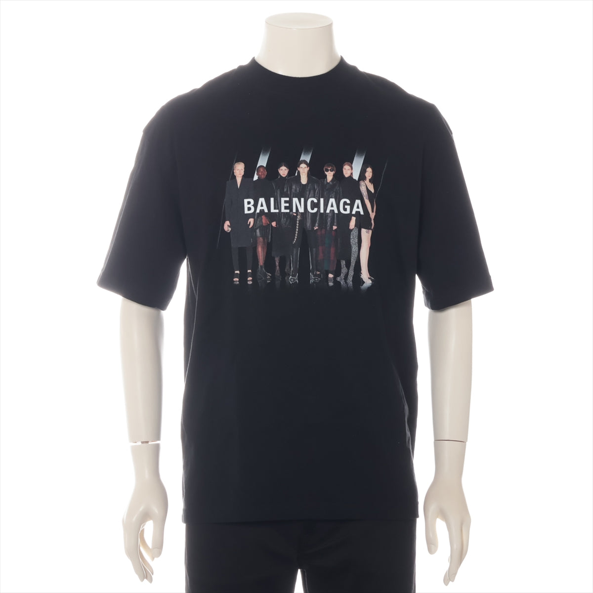 バレンシアガ 20年 コットン Tシャツ XS メンズ ブラック  612966 REAL BALENCIAGA