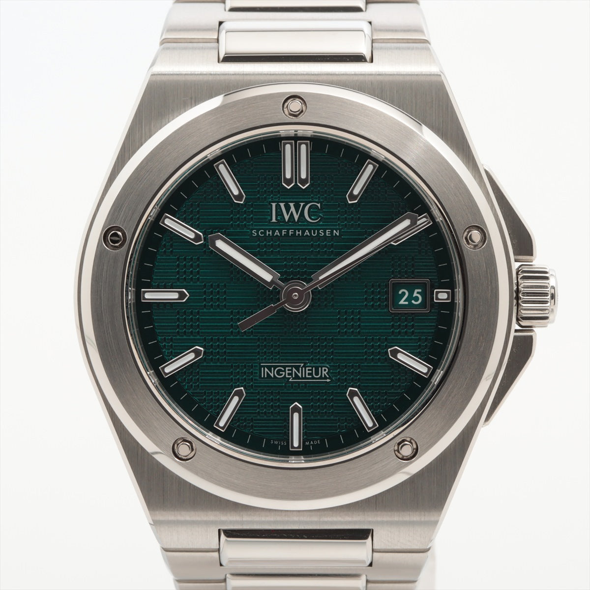 IWC インヂュニア オートマティック40 IW328903 SS AT グリーン文字盤 あまりごま5