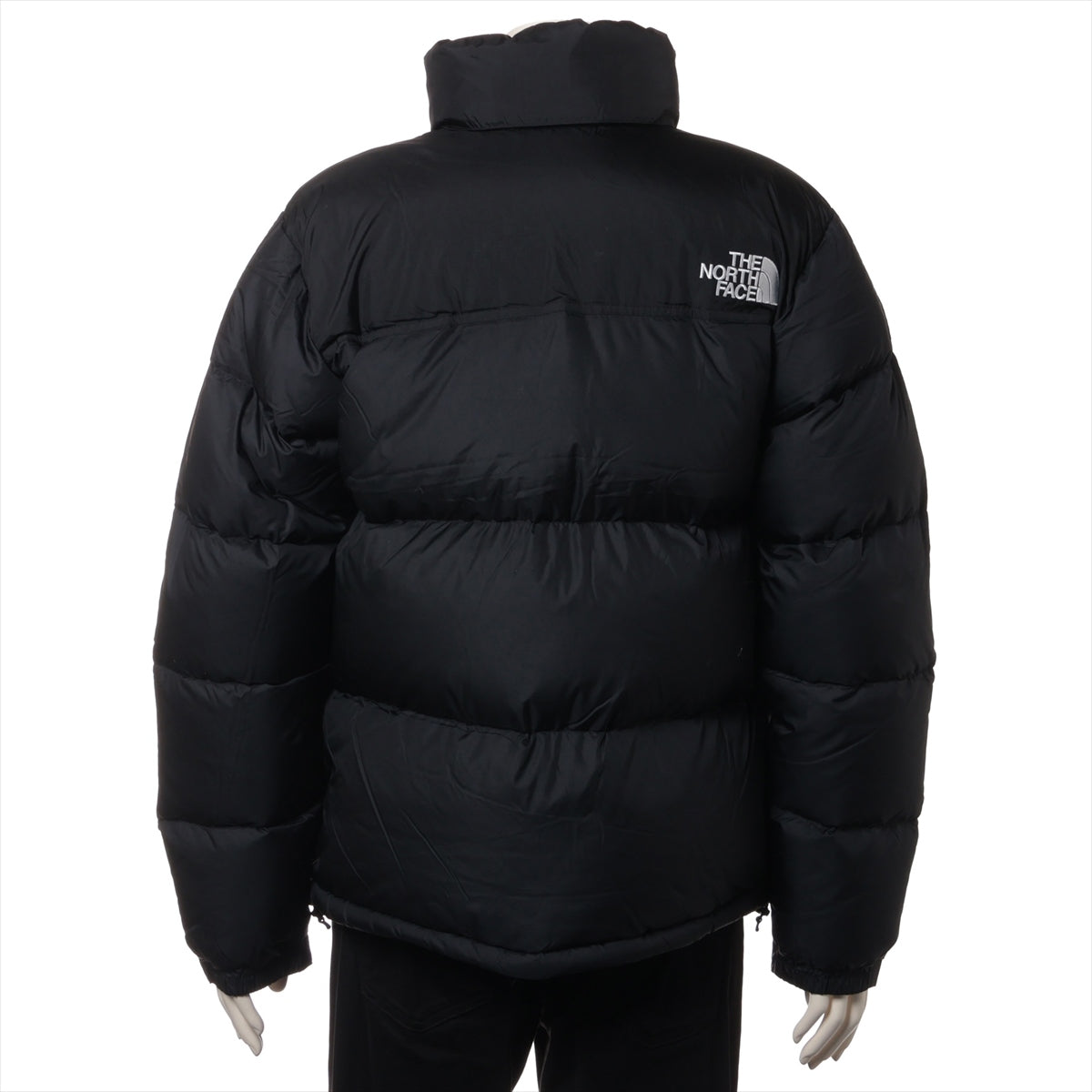 ノースフェイス ナイロン ダウンジャケット L メンズ ブラック  ND92335 NUPTSE JACKET フード収納可