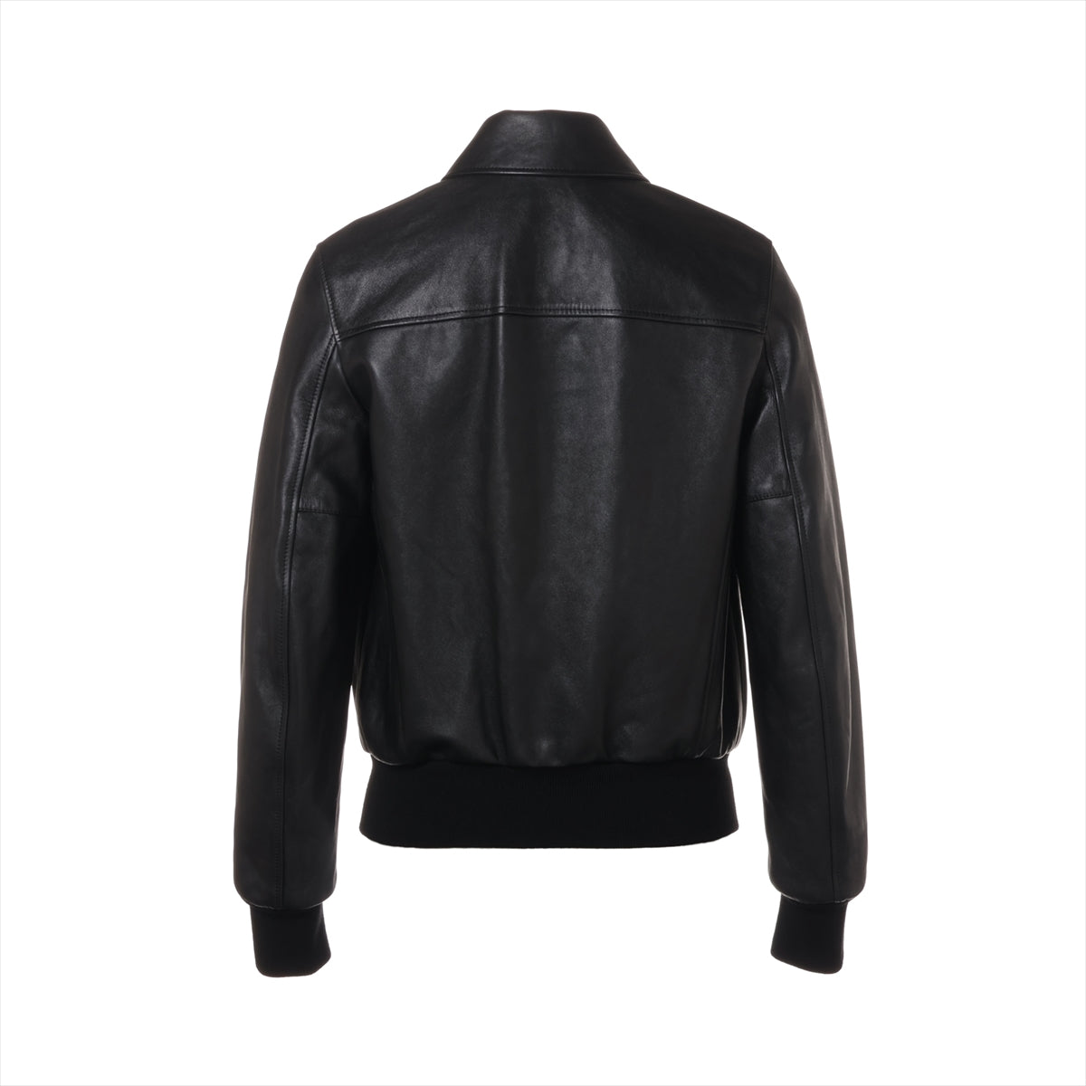 セリーヌ トリオンフ ラムスキン レザージャケット 34 レディース ブラック  2EG25305Q AVIATOR BLOUSON JACKET