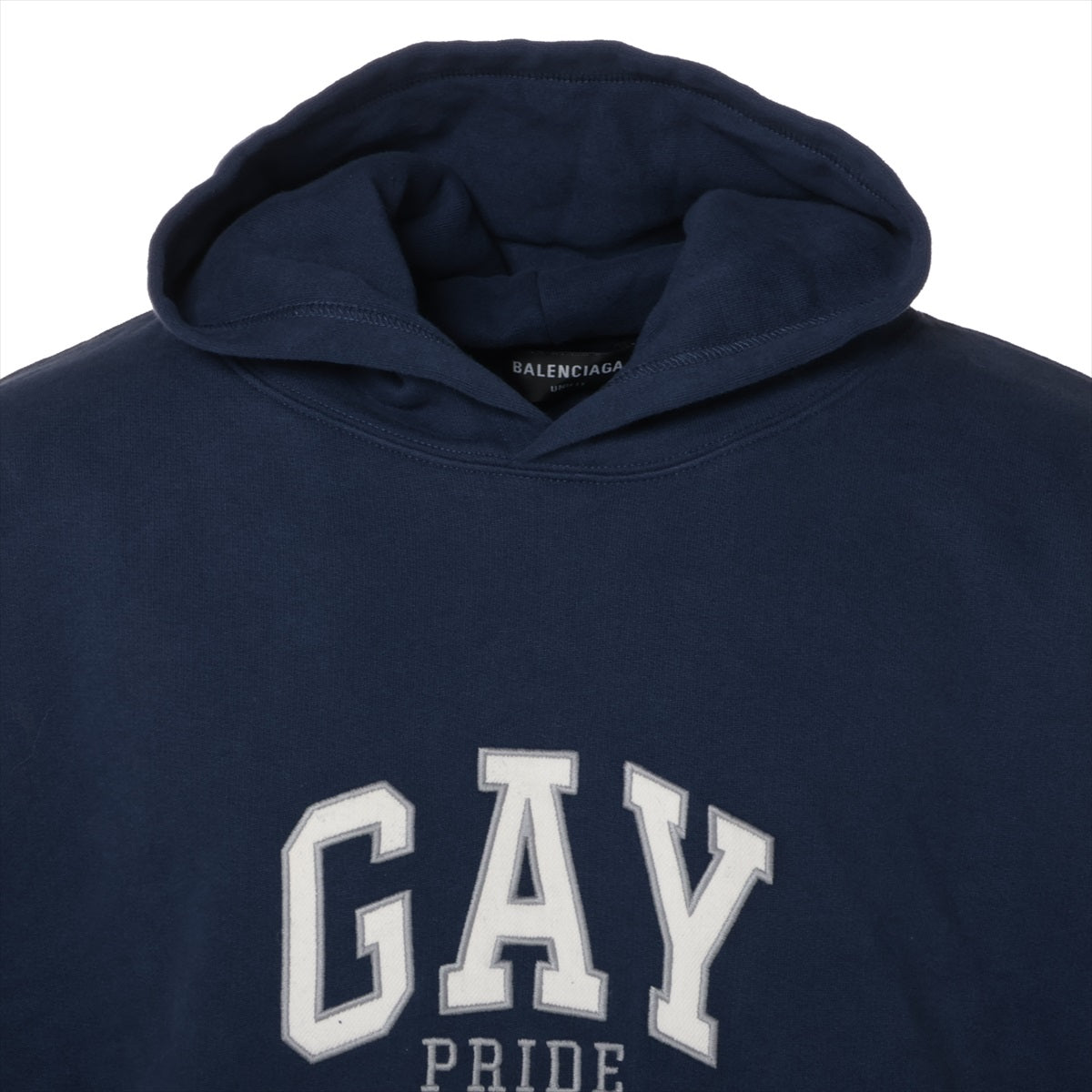 バレンシアガ コットン パーカー XXS メンズ ブルー  GAY PRIDE 651799