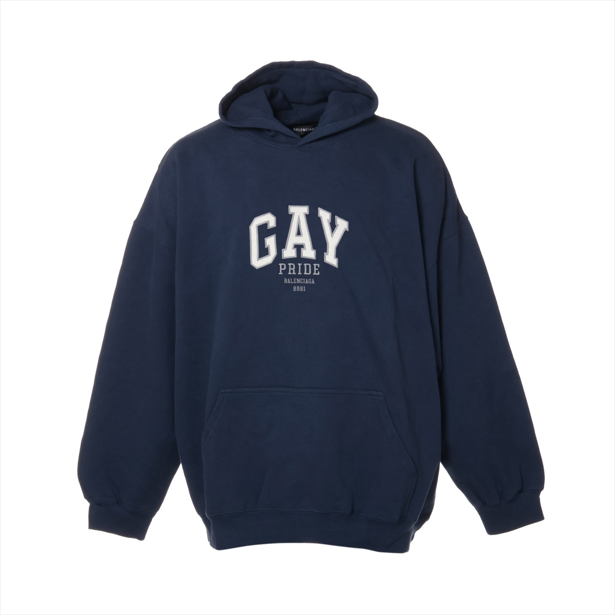 バレンシアガ コットン パーカー XXS メンズ ブルー  GAY PRIDE 651799