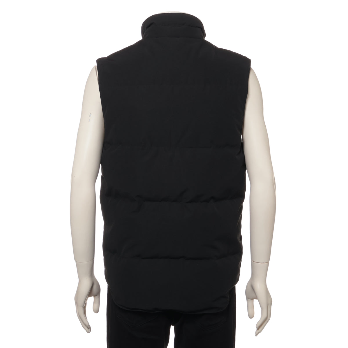 カナダグース コットン×ポリエステル ダウンベスト S メンズ ブラック  4151M GARSON VEST サザビー ジップ スレ有