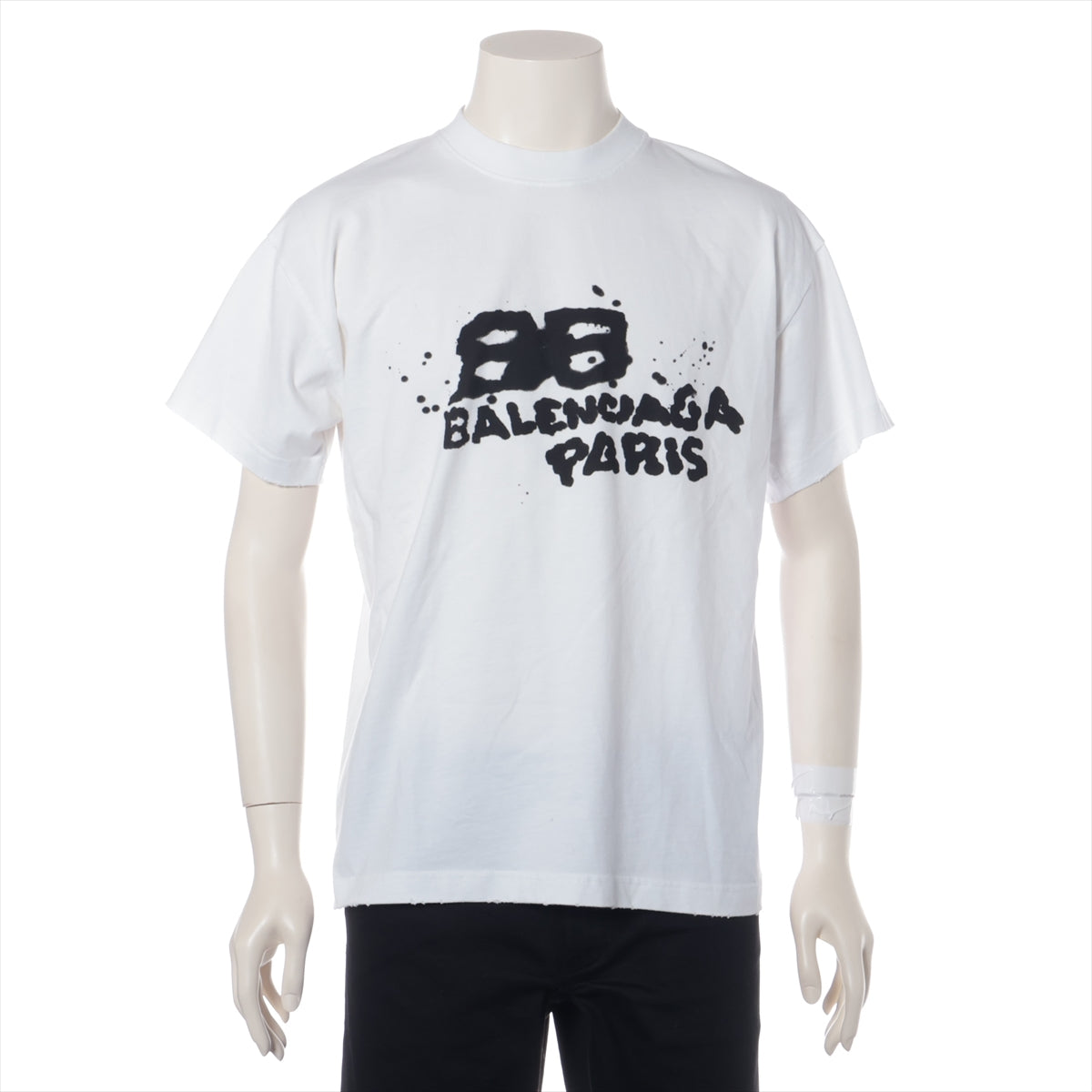 バレンシアガ 22年 コットン Tシャツ S メンズ ホワイト  612965