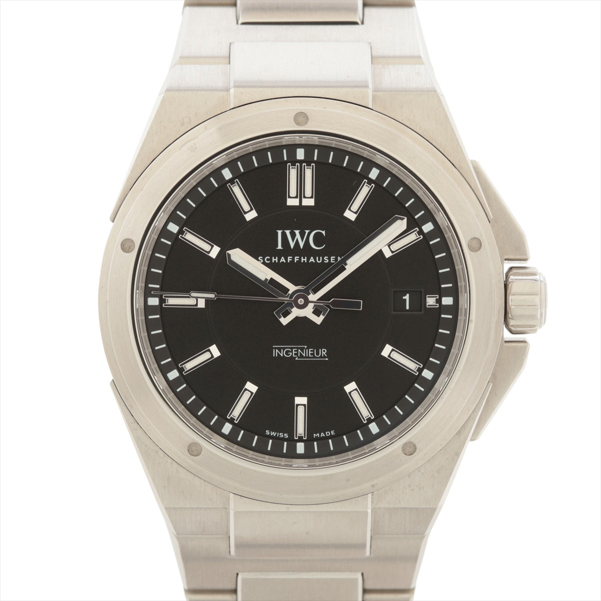 IWC インヂュニア オートマティック IW323902 SS AT 黒文字盤 あまりごま2