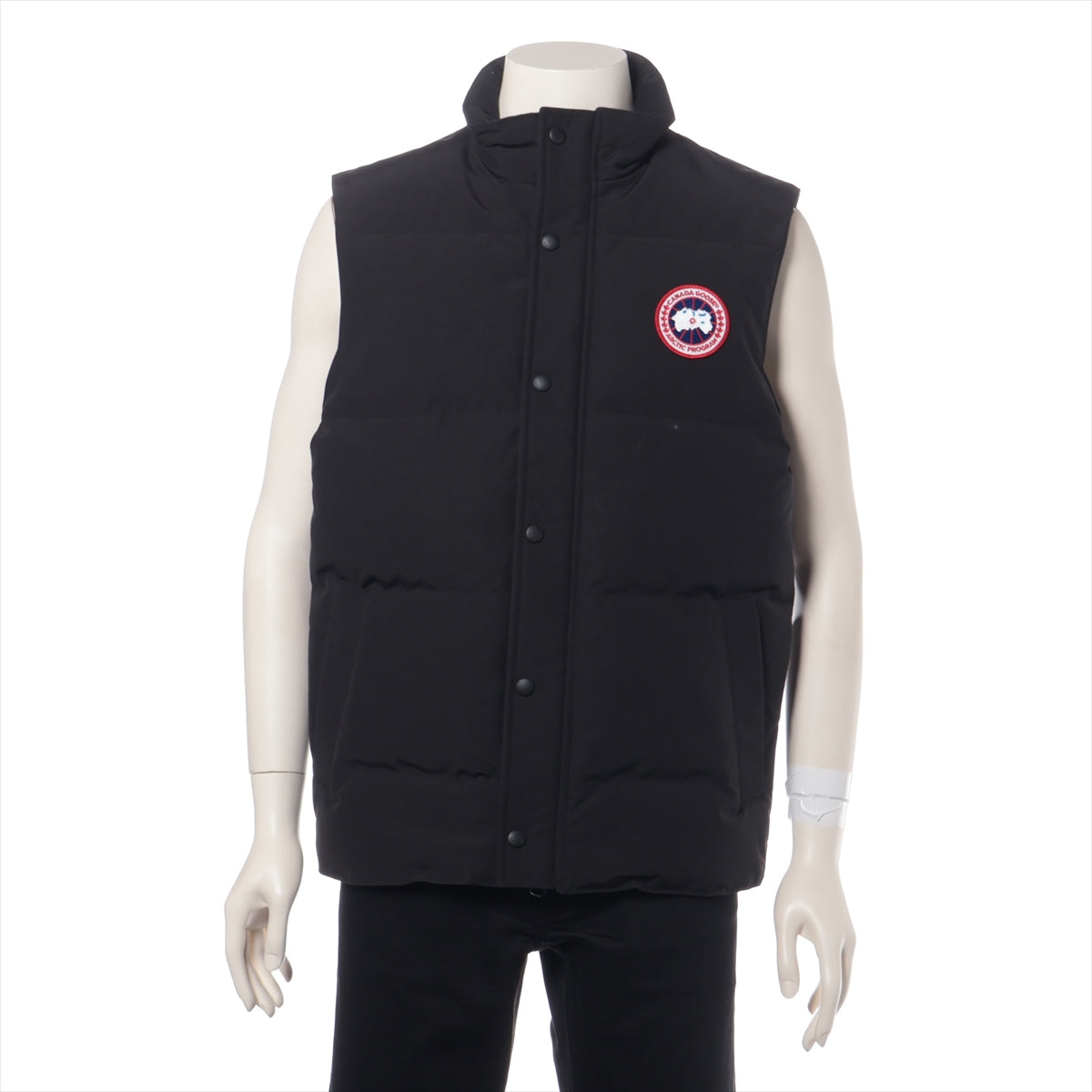 カナダグース GARSON VEST コットン×ポリエステル ダウンベスト M メンズ ブラック  4151M サザビー