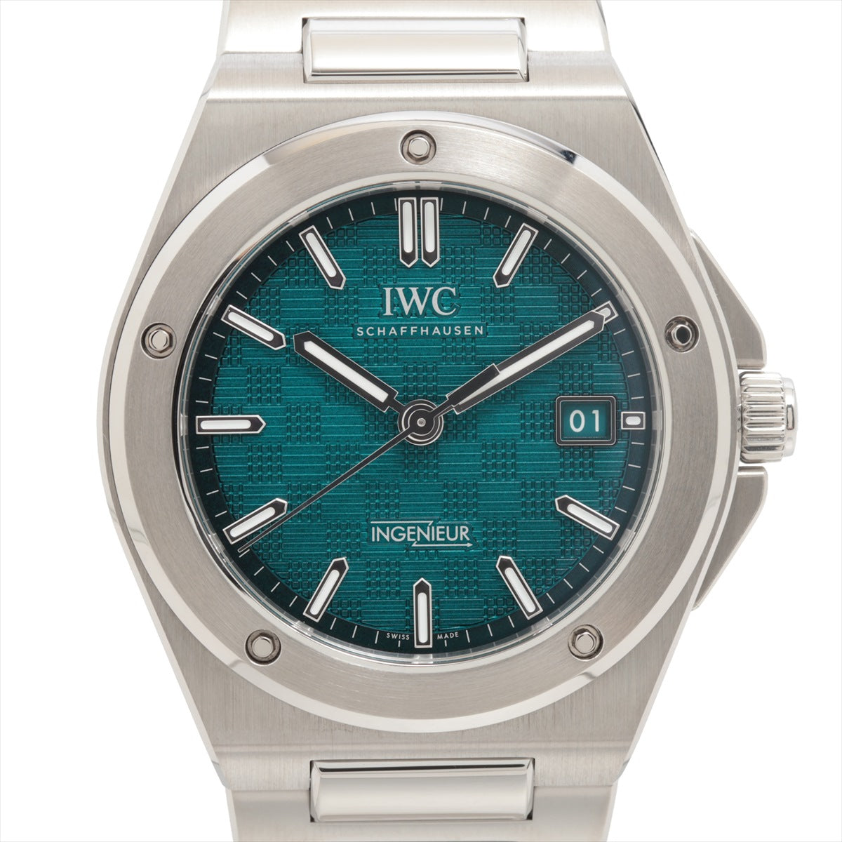 IWC インヂュニア オートマティック40 IW328903 SS AT グリーン文字盤