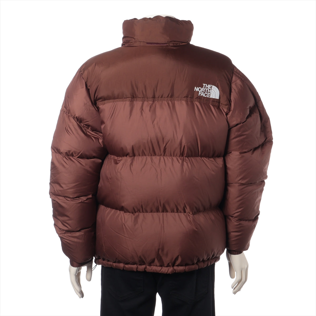 ノースフェイス ナイロン ダウンジャケット XL メンズ ブラウン   ND92234 フード収納可  Nuptse Jacket