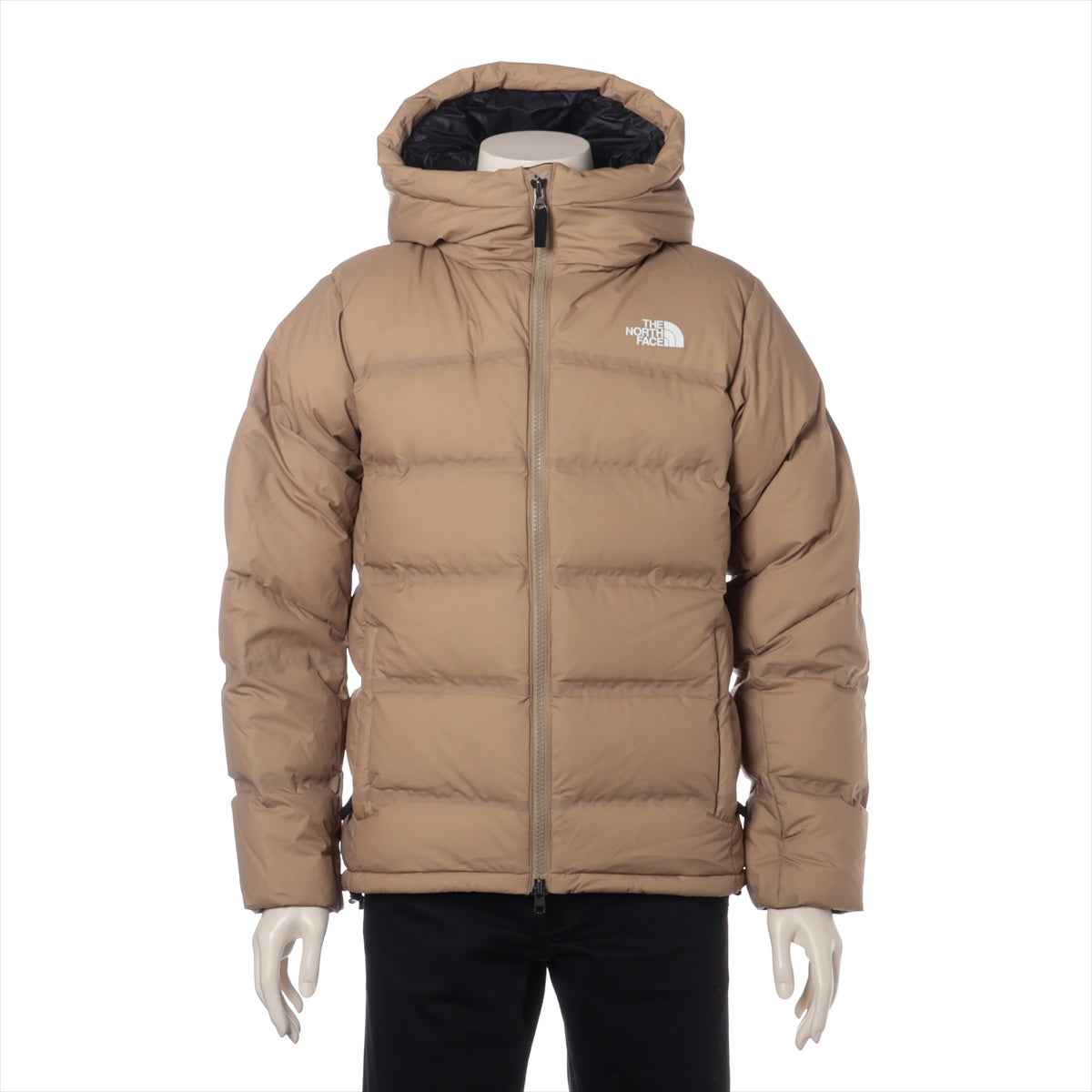 ノースフェイス ナイロン ダウンジャケット XS メンズ ベージュ   ND92215  BELAYER PARKA