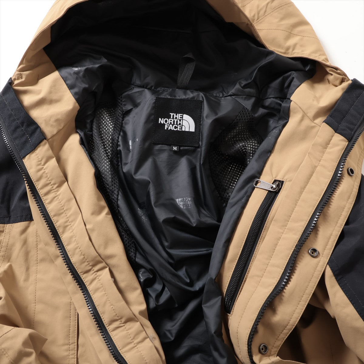 ノースフェイス ナイロン ナイロンジャケット M メンズ ブラック×ベージュ  NP62236 Mountain Light Jacket