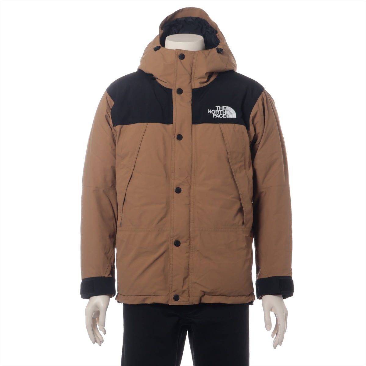 ノースフェイス ナイロン ダウンジャケット S メンズ ベージュ  ND91930 Mountain Down Jacket