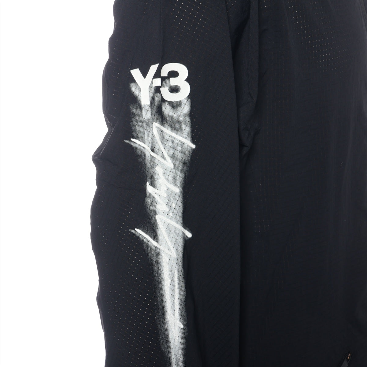 Y-3 ナイロン×ポリウレタン ジャケット M メンズ ブラック  IN8746 袖スレ有