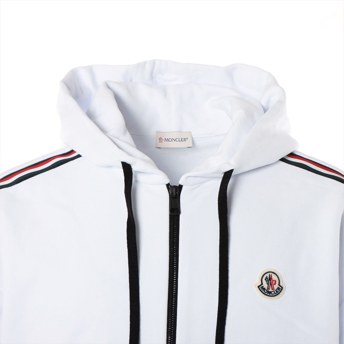 MONCLER (モンクレール) メンズ パーカー L ホワイト