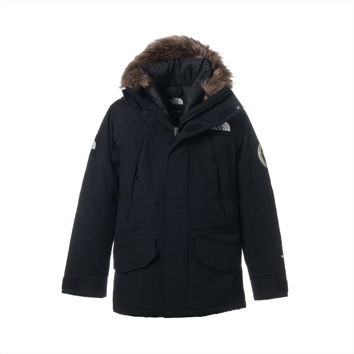 ノースフェイス ANTARCTICA PARKA ナイロン ダウンジャケット M メンズ ブラック  ND92032 ファー取り外し可