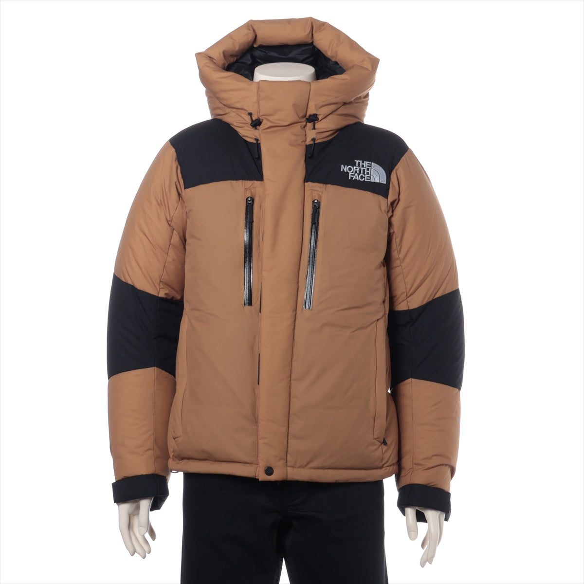 ノースフェイス ナイロン ダウンジャケット M メンズ ブラック×ベージュ  ND91950 Baltro Light Jacket