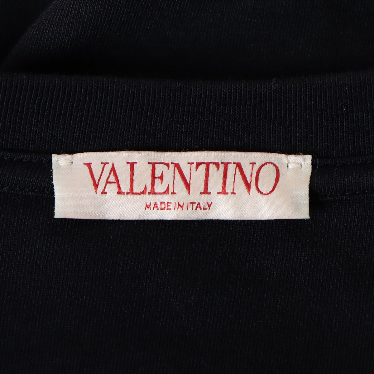 ヴァレンティノ コットン Tシャツ L メンズ ブラック
