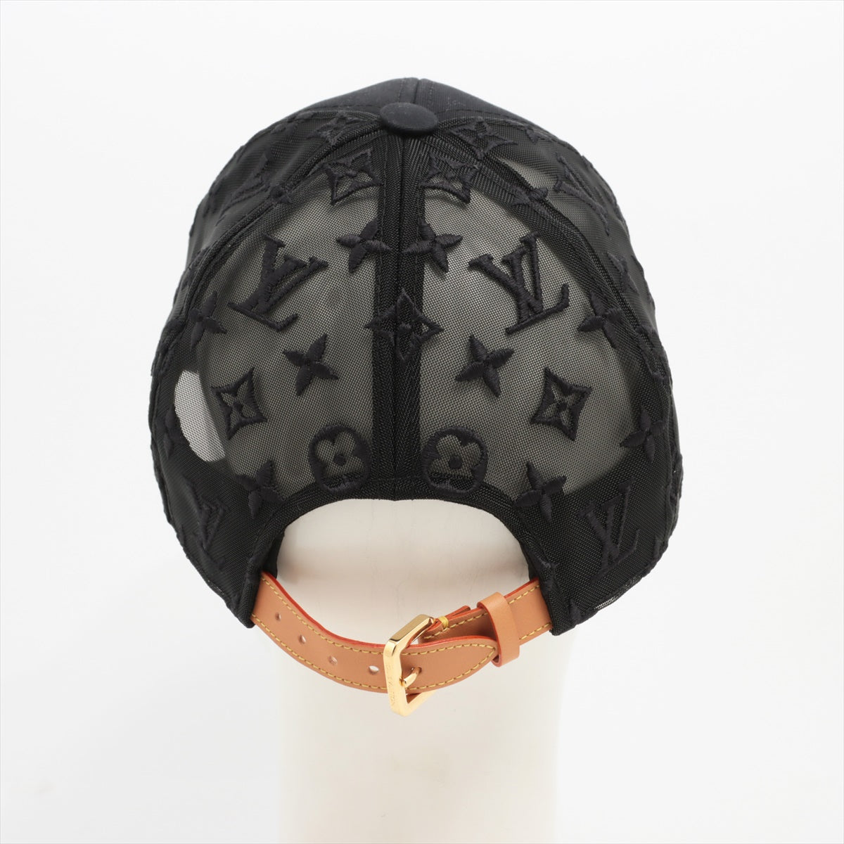 Shop Louis Vuitton Monogram mesh baseball cap (M77115, M77114) by