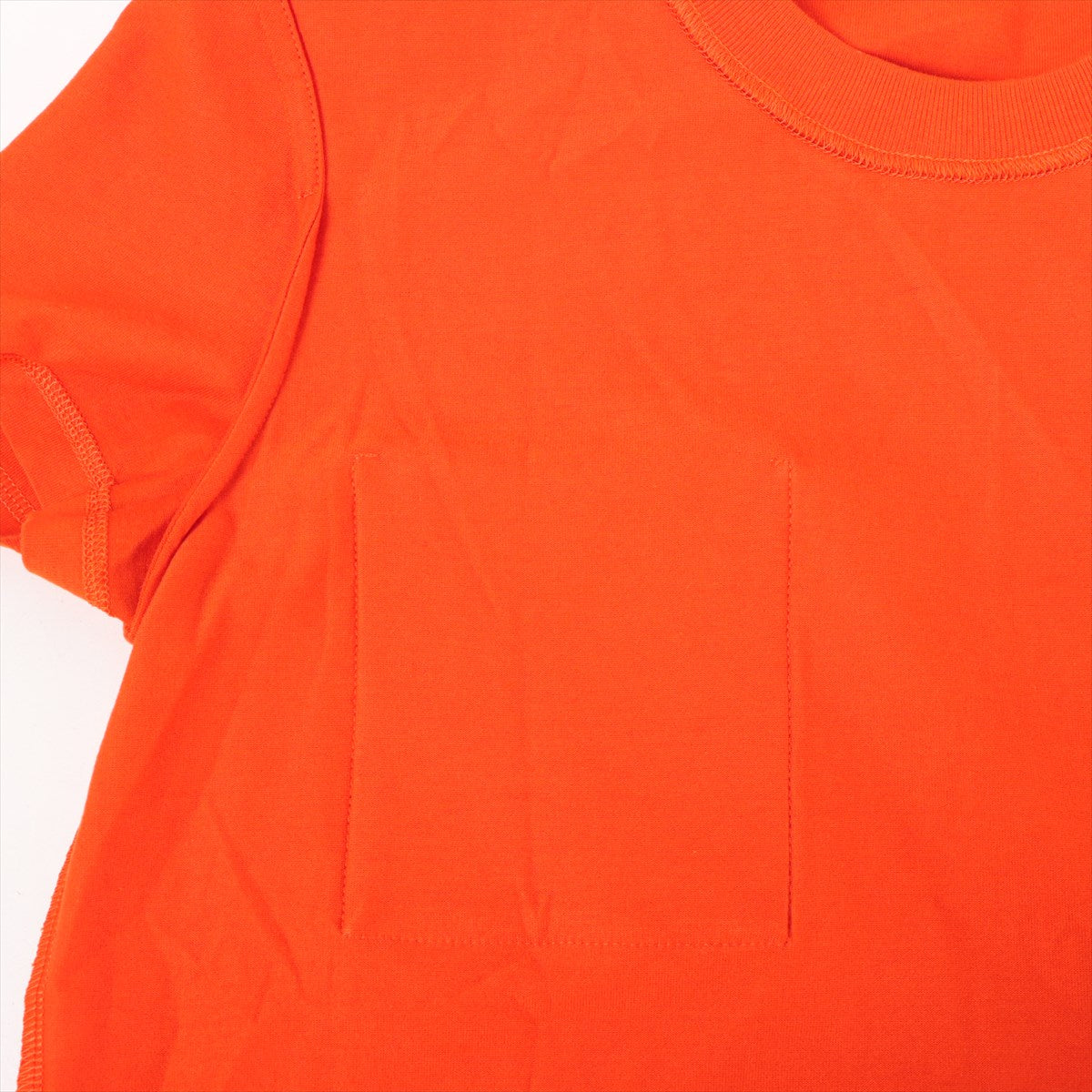 エルメス コットン Tシャツ 34 レディース オレンジ