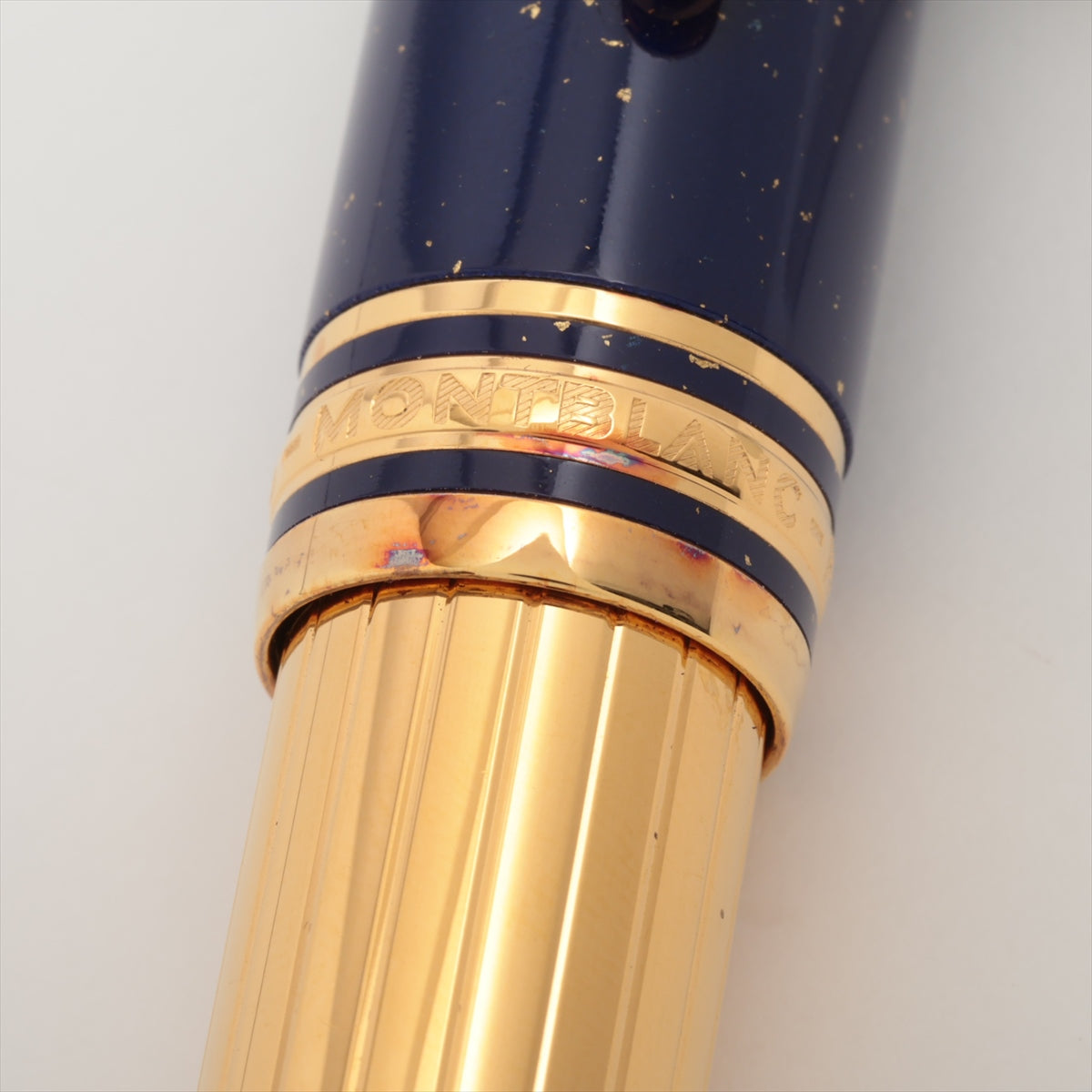 モンブラン マイスターシュテュック 146 ラムセス2世 万年筆 925×ラピスラズリ ブルー×ゴールド ペン先18K
