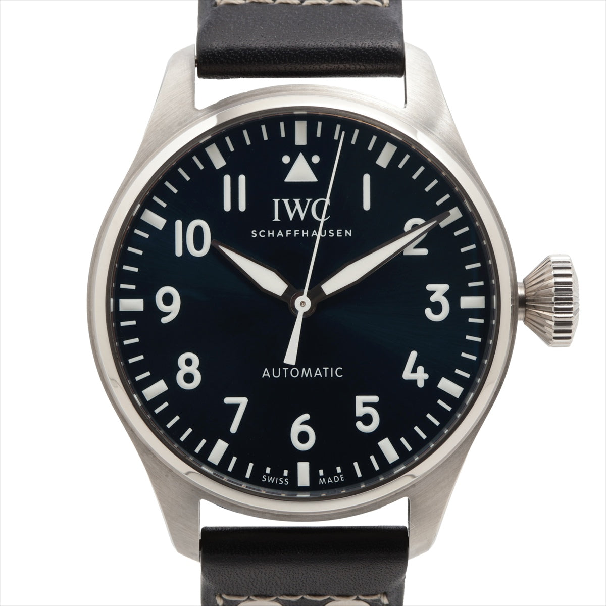 IWC ビッグパイロットウォッチ IW329303 SS×革 AT 青文字盤