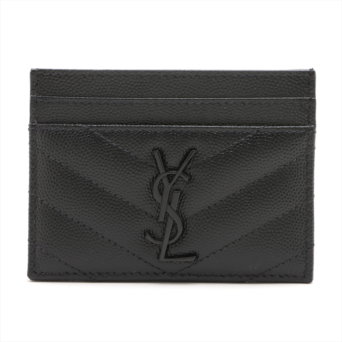 サンローラン モノグラム YSL GNC423291 レザー カードケース ブラック