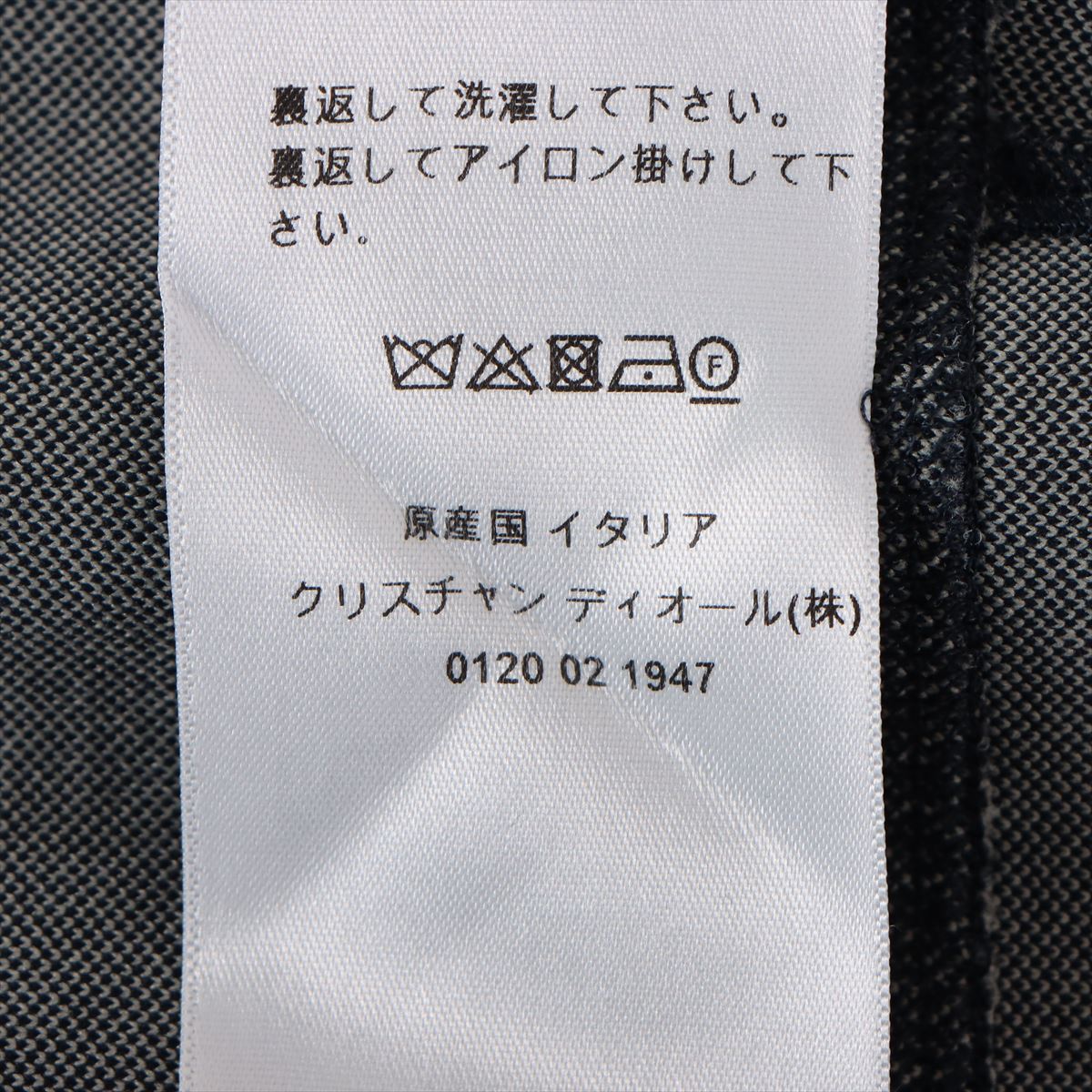 クリスチャンディオール オブリーク ナイロン ノースリーブワンピース F34. レディース ネイビー 143R04A4040