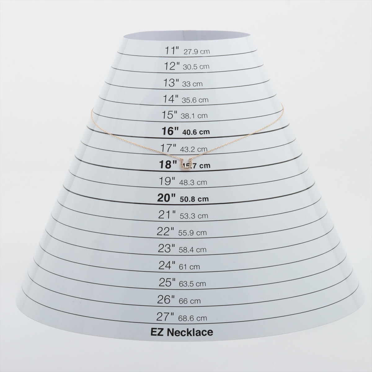 4℃ ダイヤ ネックレス K10(YG) 0.9g