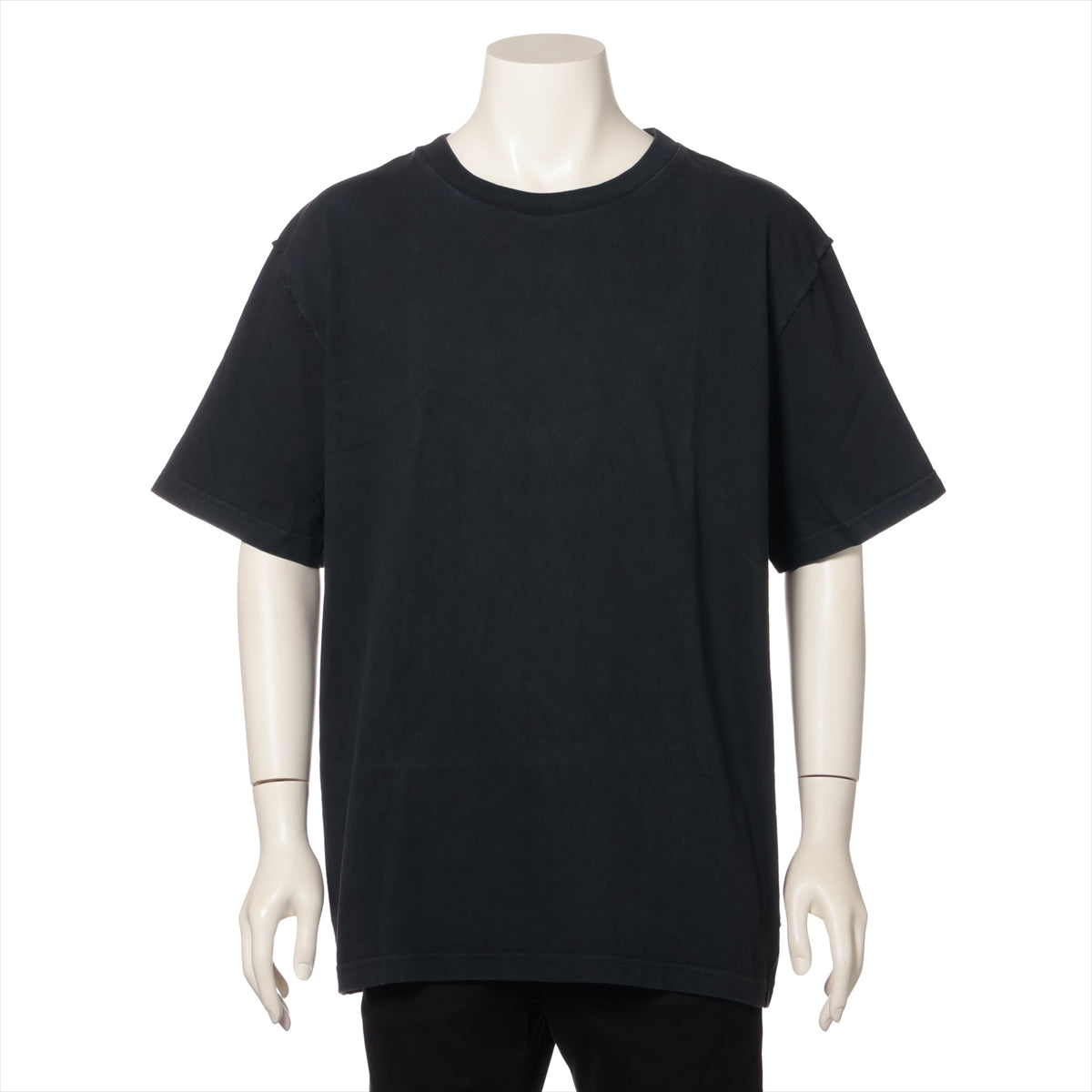 ルイヴィトン 23AW コットン Tシャツ XL メンズ ブラック  RM232Q