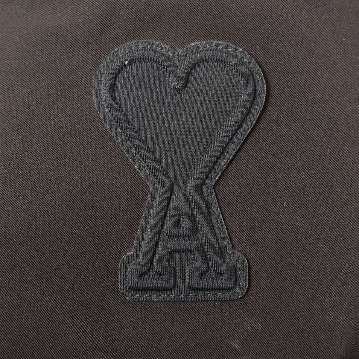 アミ アレクサンドルマテュッシ ポリエステル ダウンジャケット XS-S メンズ ブラック  H21OW200.299 袖ロゴ