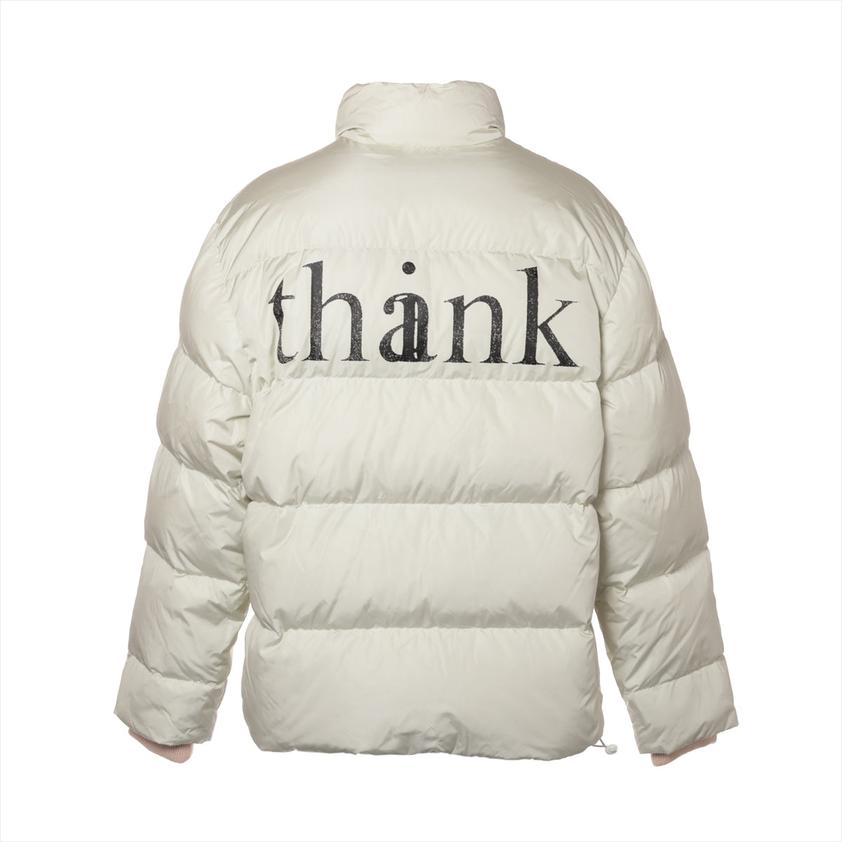 グッチ ナイロン ダウンジャケット 50 メンズ アイボリー  632543 Think Thank