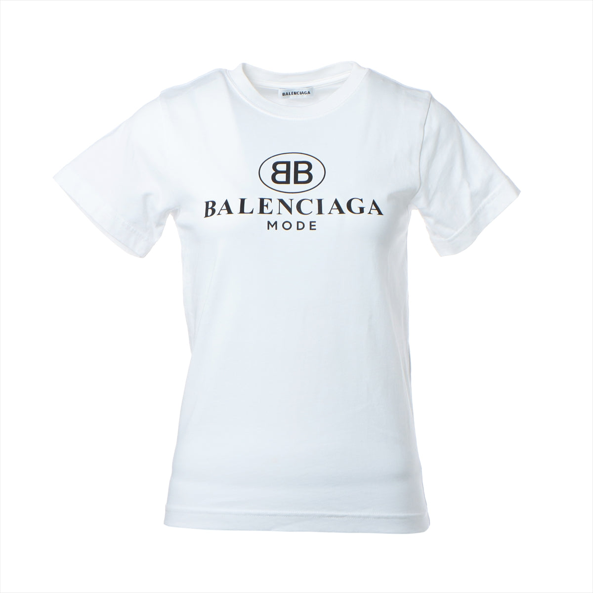バレンシアガ 18年 コットン Tシャツ XS レディース ホワイト  504156