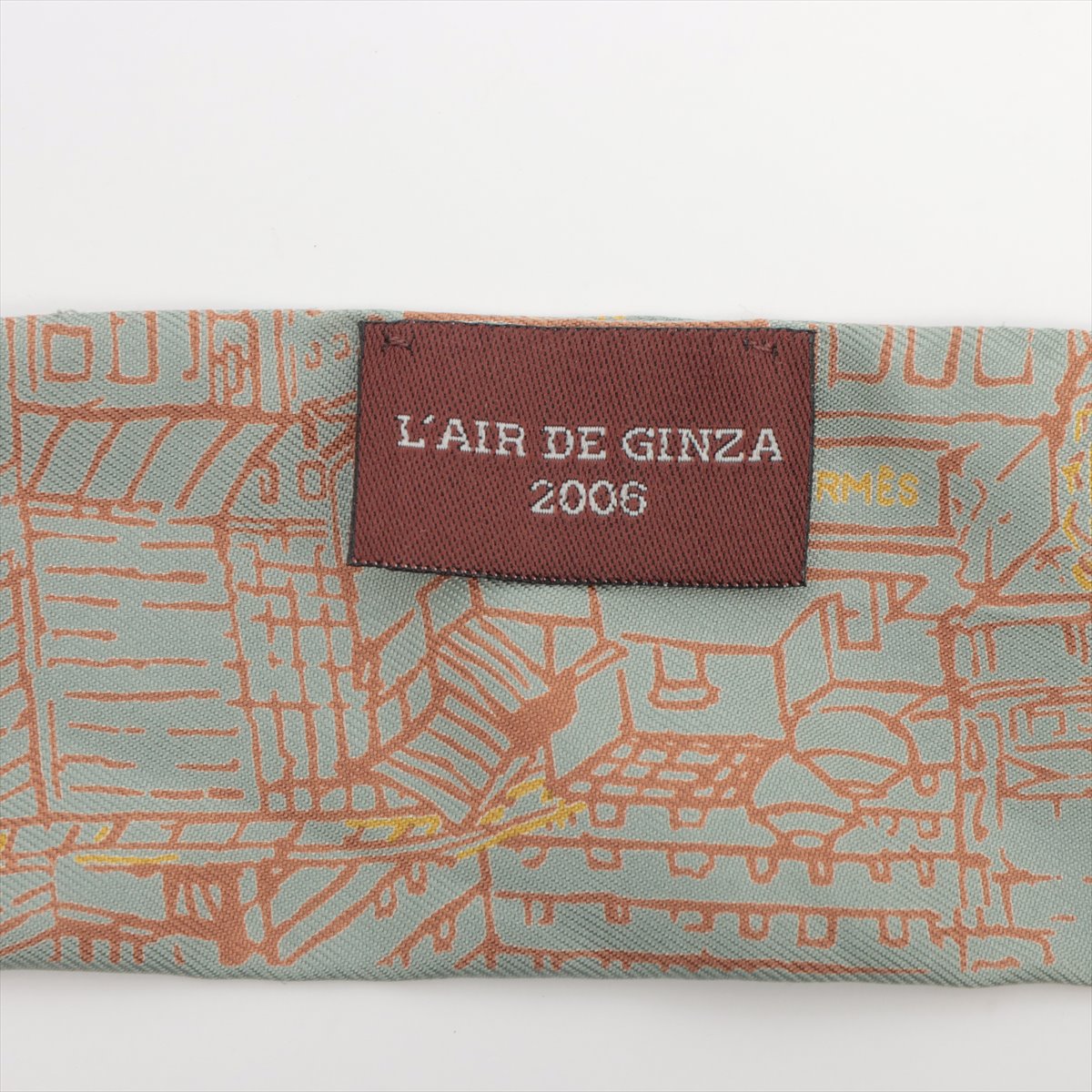 エルメス ツイリー  L'AIR DE GINZA 2006 ツイリー シルク