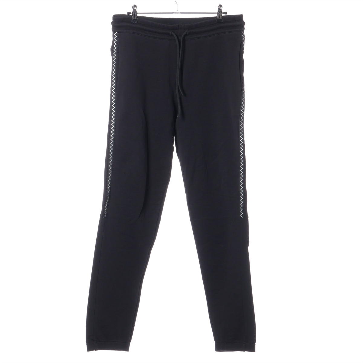 モンクレール PANTALONE 21年 コットン スウェットパンツ S メンズ ブラック  H10918H00002 スレ有