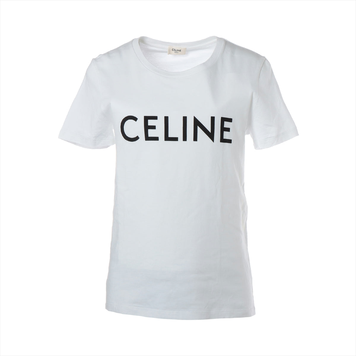 セリーヌ コットン Tシャツ S レディース ホワイト エディ期 2X314916G