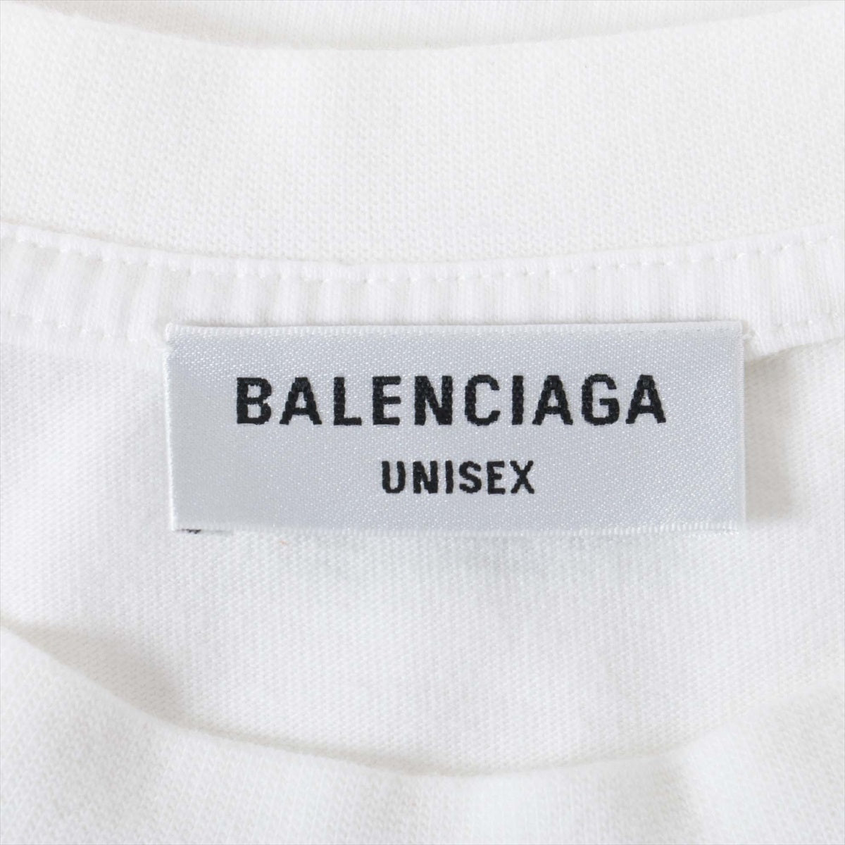 バレンシアガ 22年 コットン Tシャツ XS ユニセックス ホワイト  612965
