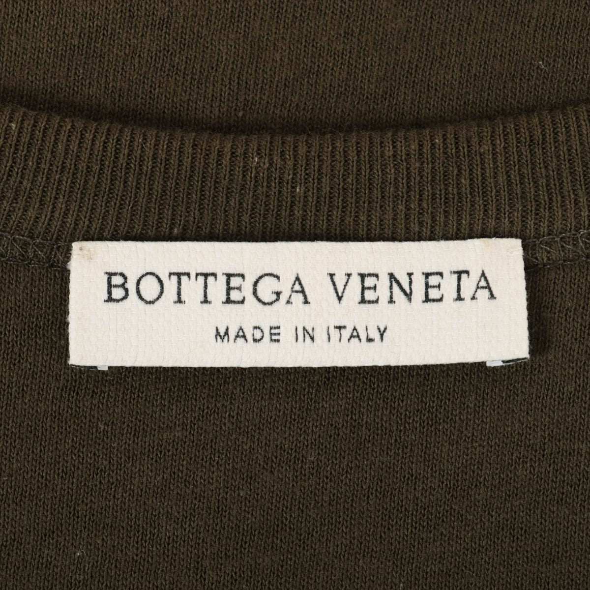 ボッテガヴェネタ 19年 コットン Tシャツ 46 メンズ カーキ