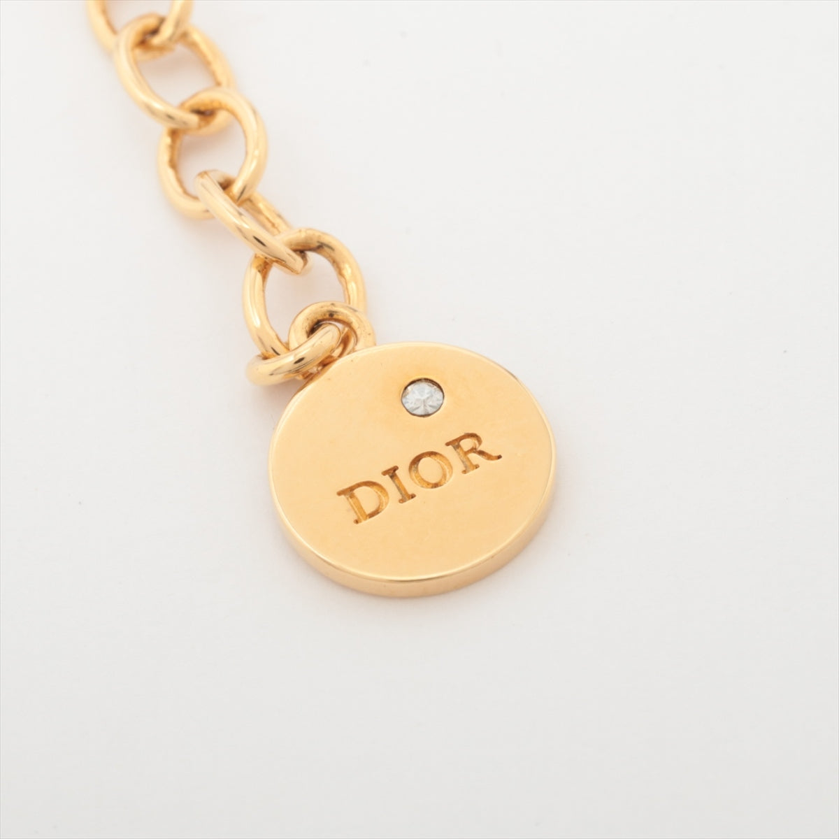 極美品 Dior ブレスレット 刻印有り CD ロゴ ゴールド