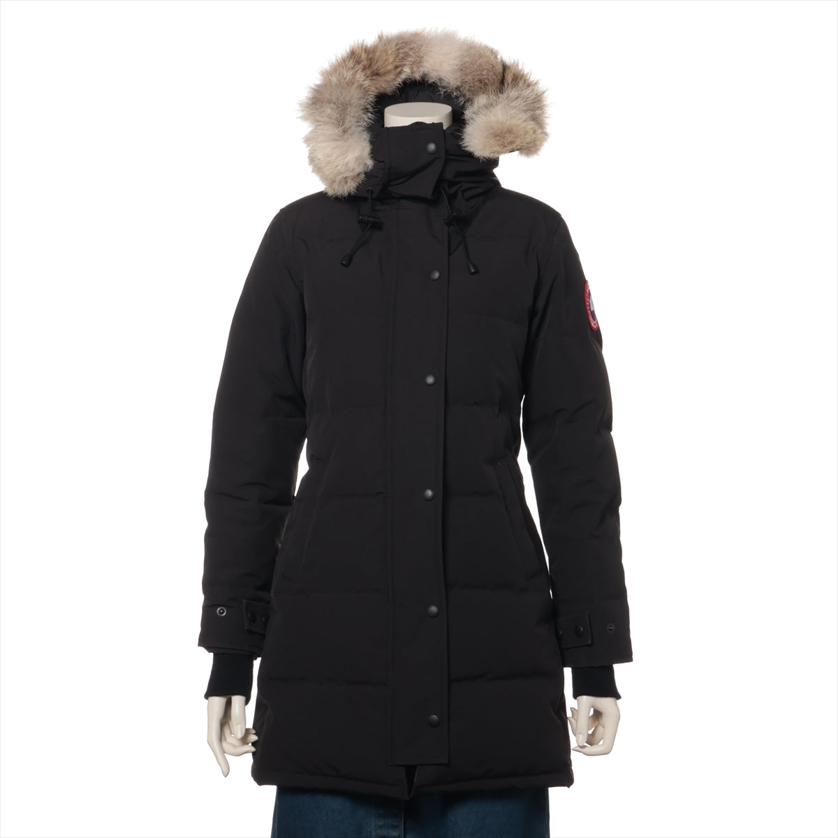 カナダグース SHELBURNE PARKA コットン×ポリエステル×ナイロン ダウンコート FUSION XS レディース ブラック  3802LA サザビー ファー取り外し可