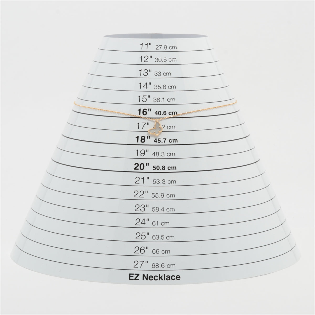 ヴァンクリーフ&アーペル スウィートアルハンブラ パピヨン シェル ネックレス 750(YG) 3.0g VCARF69300