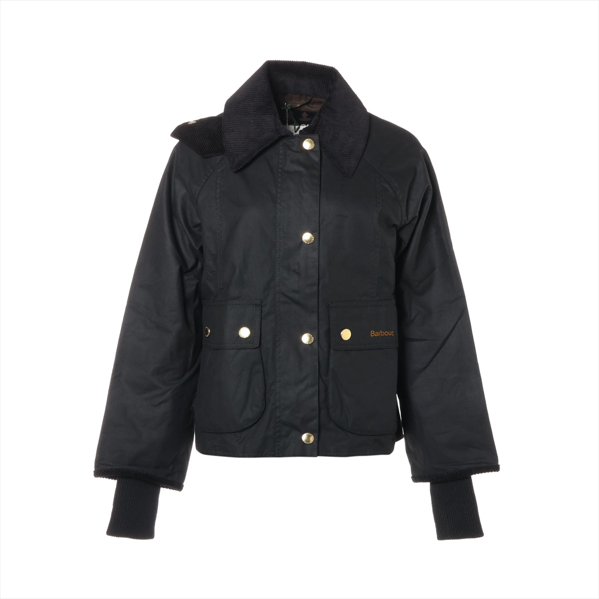 バブアー 24AW コットン×ポリエステル オイルドジャケット 10 レディース ブラック  BEADNELL 242LWX1403