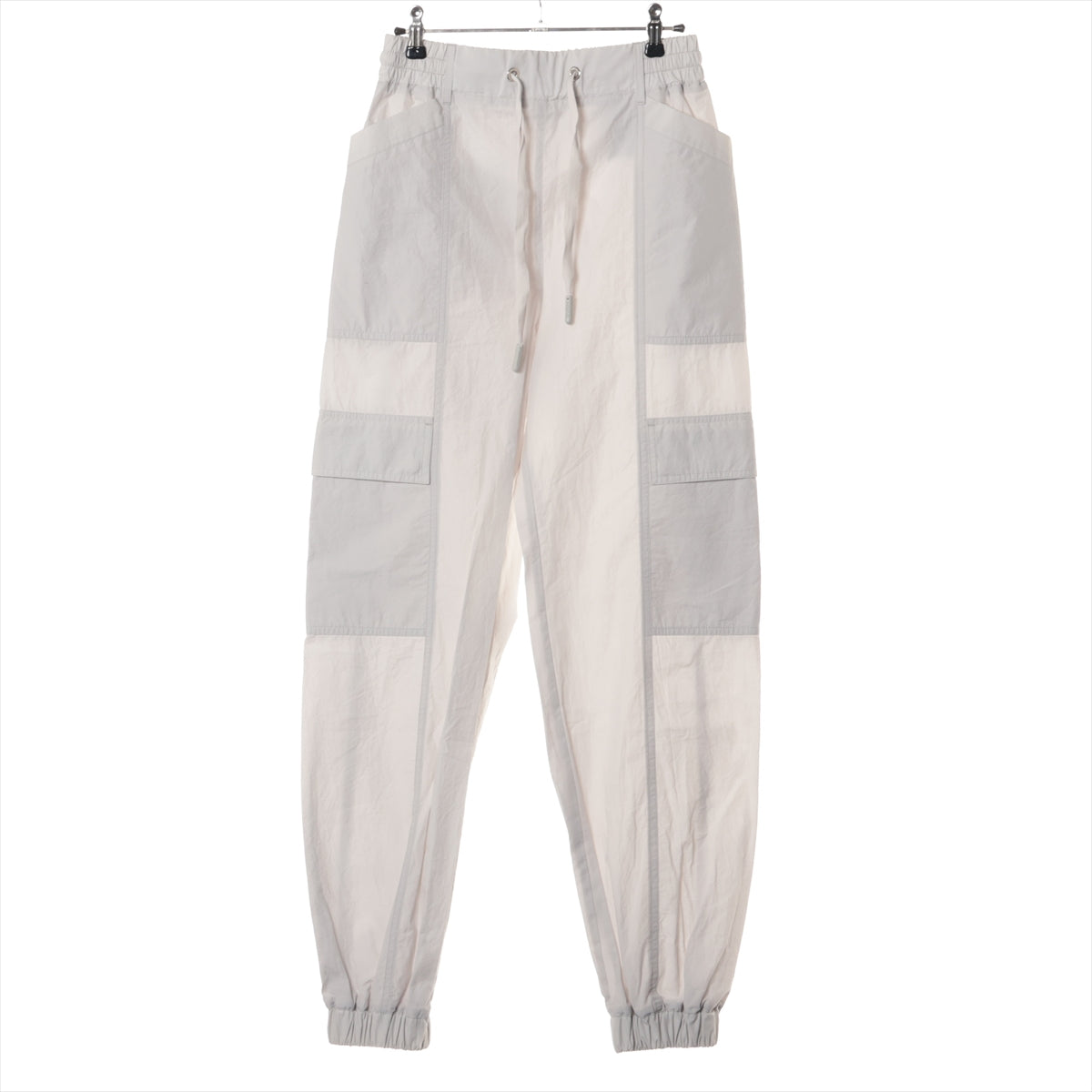 モンクレール PANTALONE 22年 コットン パンツ 38 レディース ライトグレー  I10932A00014