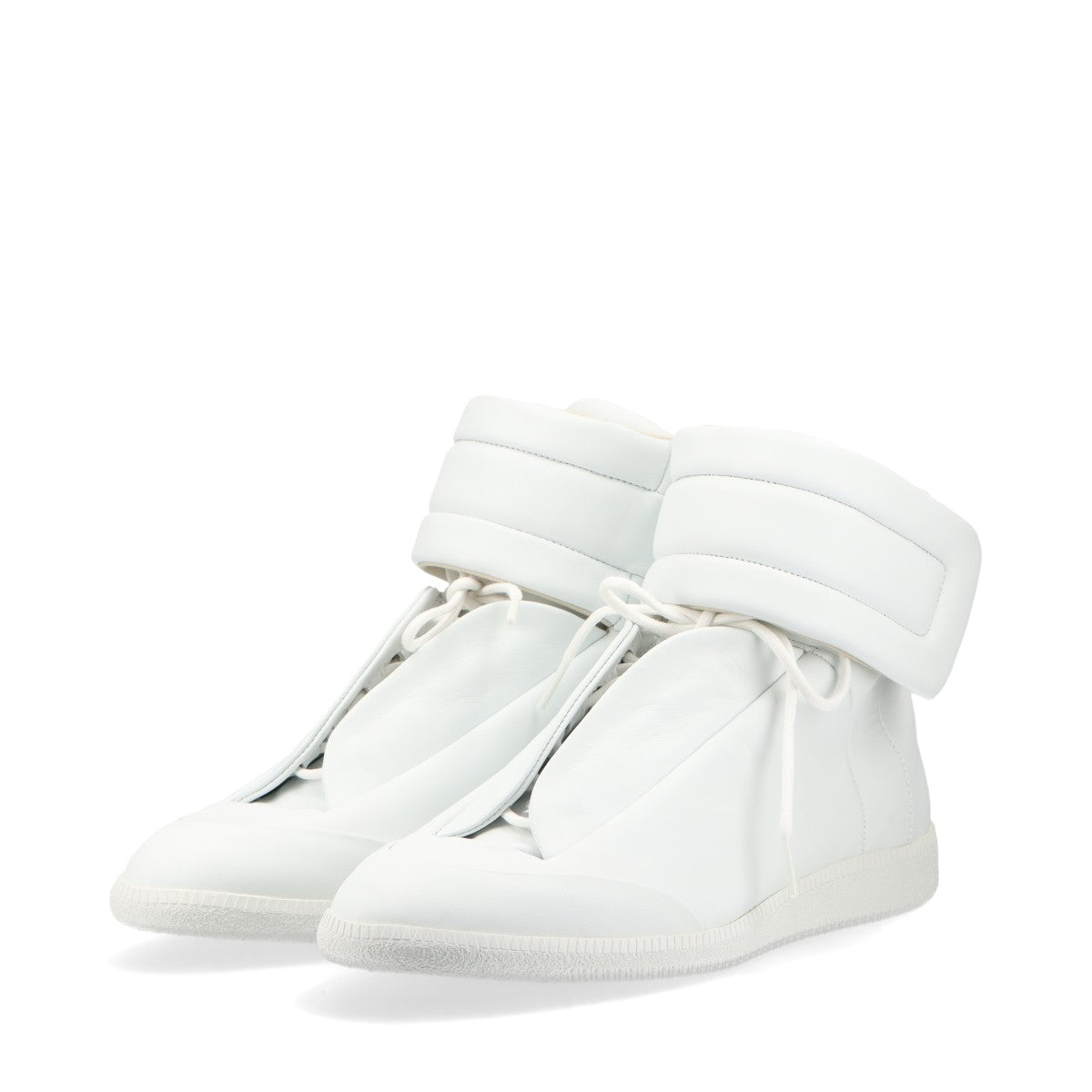 メゾンマルジェラ レザー ハイカットスニーカー 43 メンズ ホワイト Future Hi-Top Sneakers